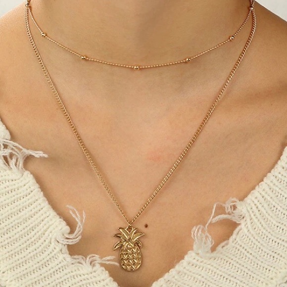 NEW🔥 pineapple🍍 Style Layered Choker - Picture 7 of 7